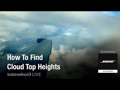 How To Find Cloud Top Heights For An IFR Flight: Boldmethod Live
