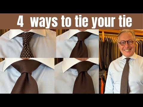 4 Ways to tie your tie