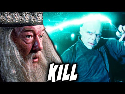 Why Couldn't Voldemort KILL Dumbledore in the Ministry Atrium (Book VS Film) Harry Potter Explained