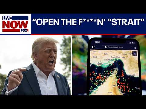 Trump to Iran: "Open the f****n' strait..."