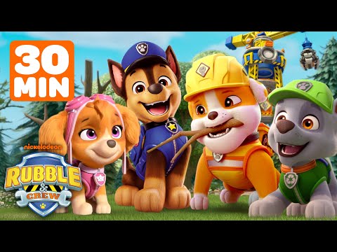Rubble & The PAW Patrol's Best Rescue Missions! | 30 Min | Rubble & Crew