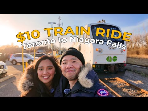 $10 Train Ride from Downtown Toronto to Niagara Falls | Toronto to Niagara Falls Day Trip