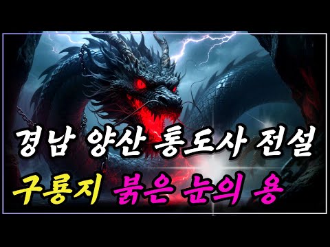 경남 양산 통도사 전설ㅣ구룡지 붉은 눈을 가진 아홉마리 용의 비밀ㅣ자면서 듣는 불교이야기ㅣ불교소설