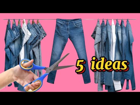 👖A Second Life for Jeans! 💥Amazing recycling with jeans and scrap fabrics  (100 % success)