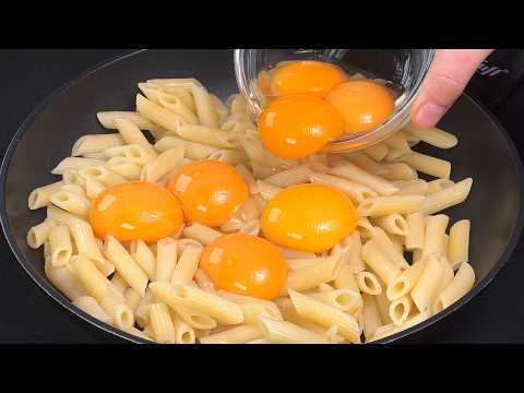 Besser als Fleisch! Einfach Eier über Nudeln gießen! Es macht alle verrückt!