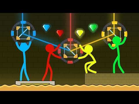 BEST COMPILATION, Stickman Animation - (Escape Part 51-60)