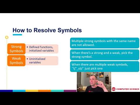 How do linkers resolve symbols? Systems Programming CS Lecture