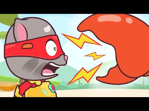 Monsters Everywhere! 😲⚡ Talking Tom Heroes Cartoon Collection