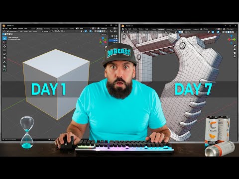 I Learned Hard Surface Modeling in Blender in 7 days