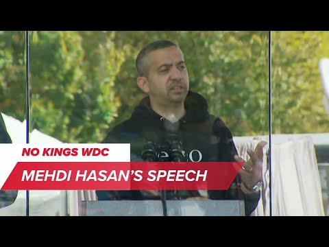 Mehdi Hasan at No Kings rally: 'I am the Trump trifecta' | No Kings Rally Washington DC