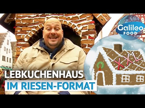 Knusper, knusper Knäusschen, wer knuspert am lebensgroßen Lebkuchenhaus? | Galileo Food