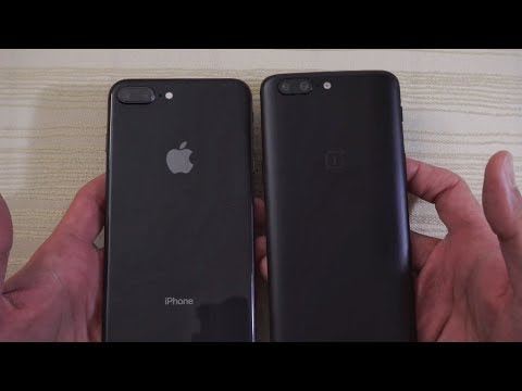iPhone 8 Plus vs OnePlus 5 - Speed Test! (4K)