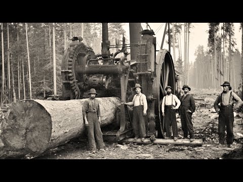 Life in a 1900s American Logging Camp