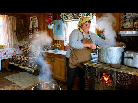 A Day in the Village: Feeding Cows, Butchering Meat, and Cooking a Rustic Meal