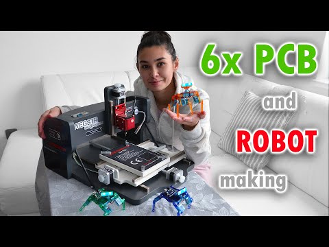 PCB and robot making at home - wegstr cnc