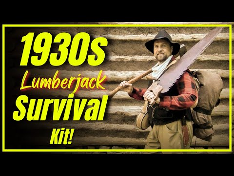1930s Lumberjack Survival Kit | Authentic Woodsman’s Gear!