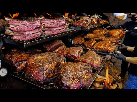 World’s #1 BBQ?! Juiciest American-style Barbecue TOP 3 / Korean street food