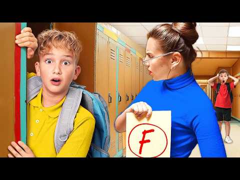 कार्डबोर्ड स्कूल में 24 घंटे!