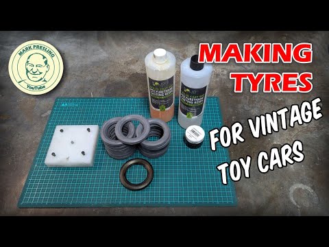 Cleveland Racer Part 3 - How to Mould Replica Tyres (Tires) for Vintage Toy Cars