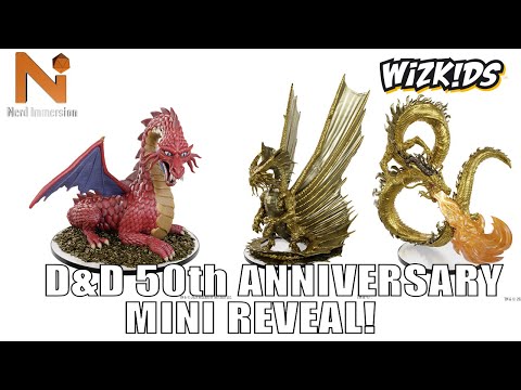 WizKids 50th D&D Anniversary Minis! | Nerd Immersion