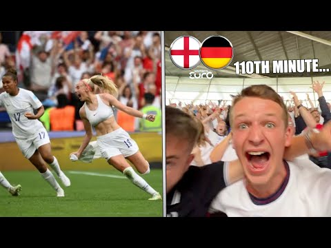 THE MOMENT ENGLAND WIN EURO 2022 vs GERMANY