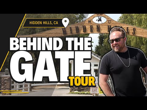 California's MOST EXCLUSIVE neighborhood - Hidden Hills tour!