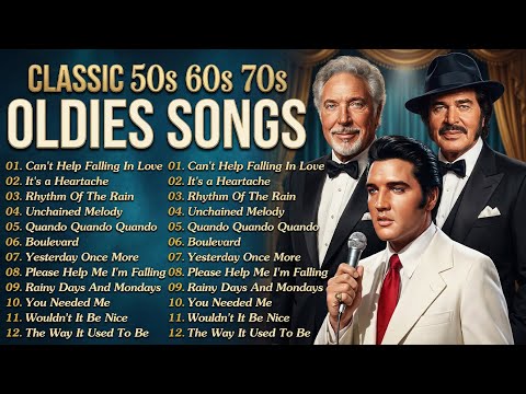 Tom Jones, Engelbert, Elvis, Sinatra, Paul Anka, Carpenters| Golden Oldies 50s 60s 70s Greatest Hits