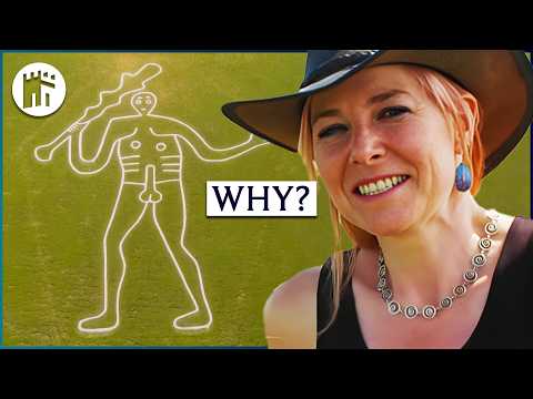 Where Did The 53-Meter Cheeky Chalk Man Come From?!