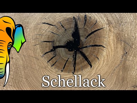 Mit SCHELLACK und Sägemehl-Leim-Paste Astlöcher und Risse verfüllen (Fensterbänke Teil 10)