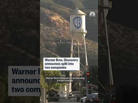 Warner Bros. Discovery announces split into two companies