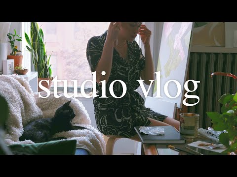 Studio vlog | My own lil Art Summer Camp!