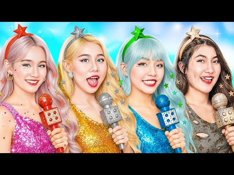 Élèves Pauvres Vs Riches Vs Ultra Riches Dans Une École De Talents! Nous Devenons Meilleures Amies