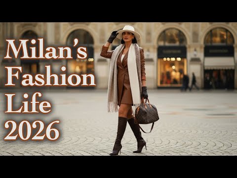 Fresh Milan Street Fashion 2026: A New Look at Italian Elegance & Beautiful Winter Outfits