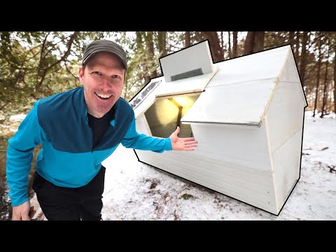 Building Pop-Up Portable Emergency Homeless Shelter (in 5 minutes)