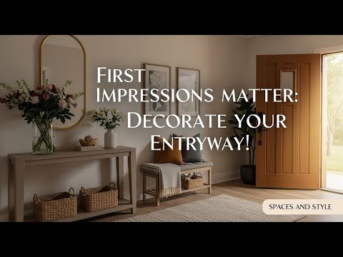 First Impressions Matter: Decorate Your Entryway!