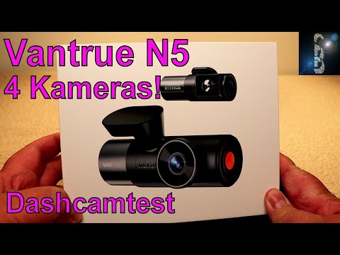 Dashcamtest Vantrue N5 mit 4 Kameras! 1944p (Nexus 5) Endlich GPS direkt dabei - UVP 380€