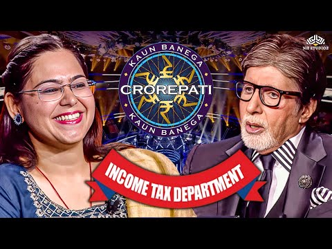 KBC में Income Tax विभाग में काम करने वाली महिला आई यह सुनते ही अमिताभ घबरा गए l KBC New Episode