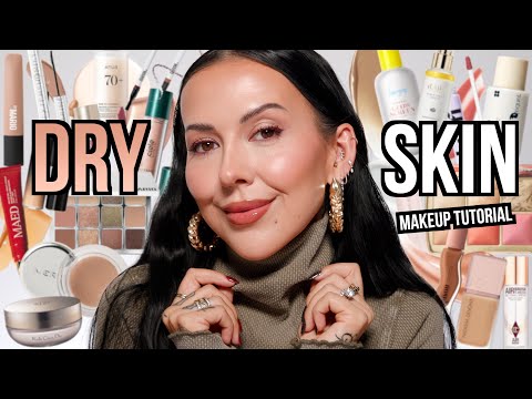 DRY SKIN: FULL GLAM Makeup Tutorial!!!