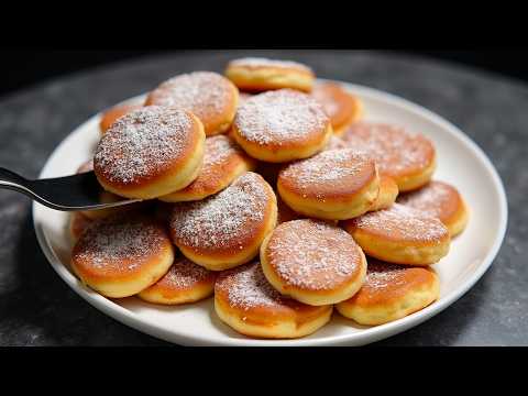 Transform 2 eggs into fluffy Japanese soufflé pancakes! In just 10 minutes!