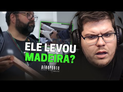 CASIMIRO REAGE: AEROPORTO - COMO ELE TRAZ UMA PARADA DESSA? | Cortes do Casimito