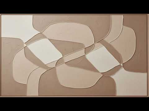 Abstract Screensaver TV Background 4K Minimal Wall Art Beige