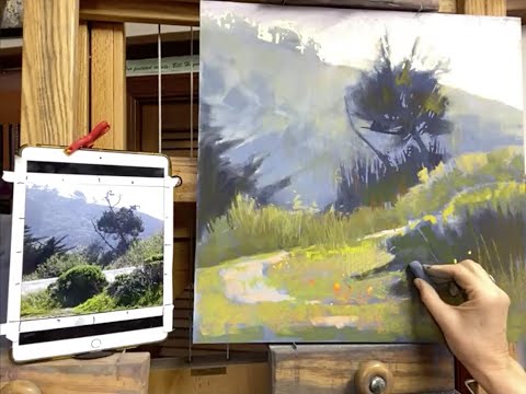 Liz Haywood Sullivan's March of Mentors 2021 Pastel Landscape Demo