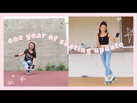 One year of learning to roller skate - progress update (beginner skating, tips and advice)