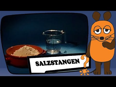 Wie kommt das Salz auf die Salzstangen?