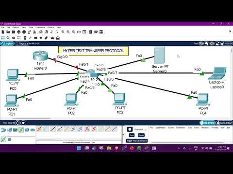 HTTP Protocol in Cisco Packet Tracer | Complete Step-by-Step Tutorial