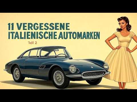 11 italienische Automarken die du noch nie gesehen hast!