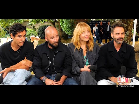 Adam BESSA, Jonathan TURNBULL, Laura SÉPUL à Angoulême pour le film « Sans pitié »