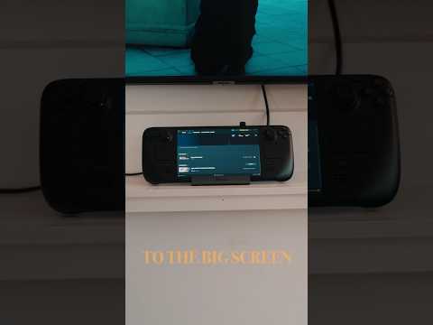 Play any Handheld Device like your Steam Deck on the big screen/monitor with a docking station🫡👾
