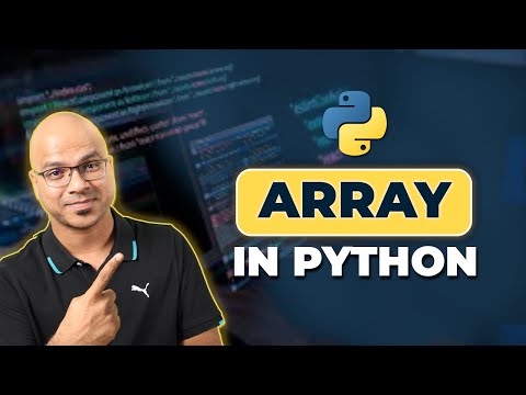 #26 Python Tutorial for Beginners | Array in Python
