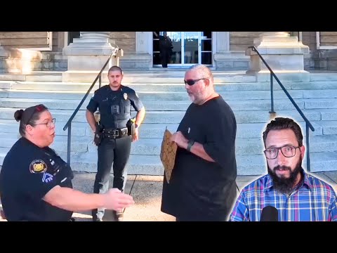 Ignorant Cops Harass Veteran Over Cardboard Sign | Enforce Law Held Unconstitutional in 2019!